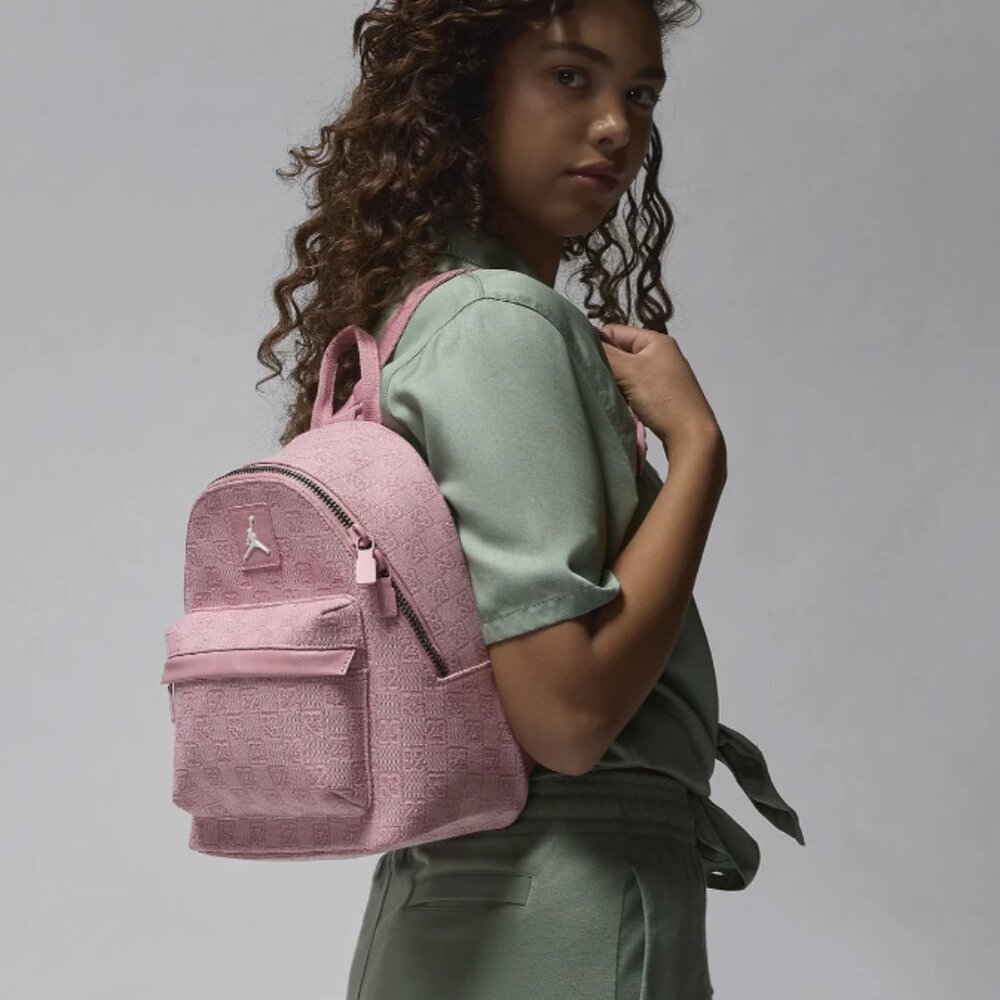 Nike Jordan Monogram Mini Backpack unisex Pink bag Brand New